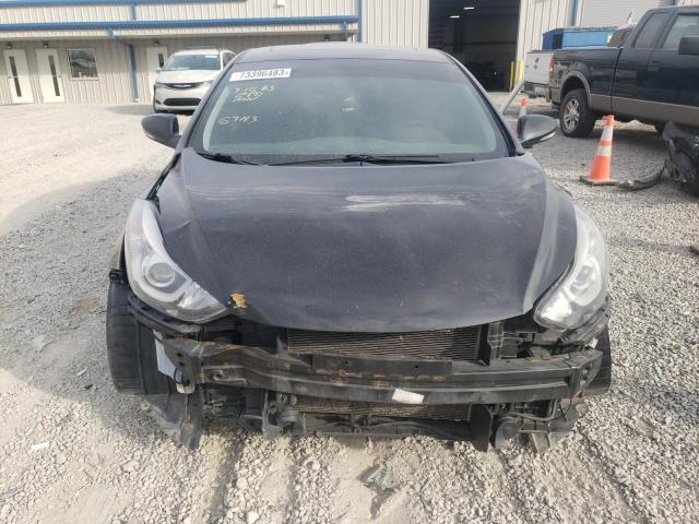 KMHDH4AE7EU075902 - 2014 HYUNDAI ELANTRA SE BLACK photo 5