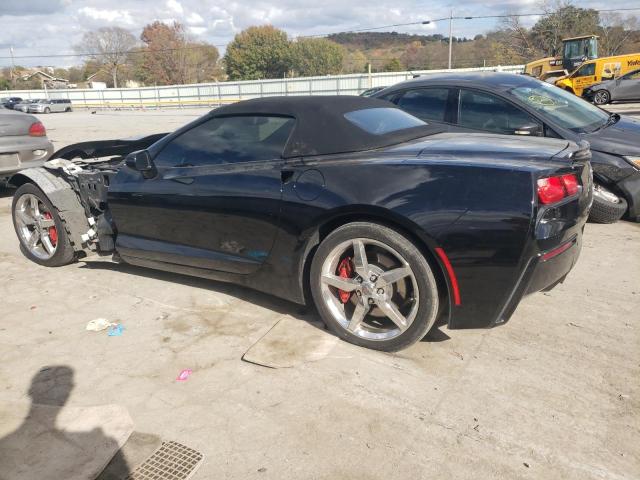 1G1YF3D74E5123393 - 2014 CHEVROLET CORVETTE STINGRAY 3LT BLACK photo 2