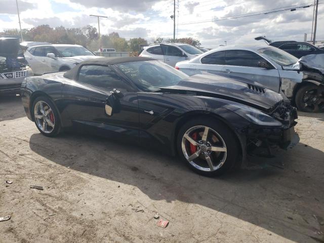 1G1YF3D74E5123393 - 2014 CHEVROLET CORVETTE STINGRAY 3LT BLACK photo 4