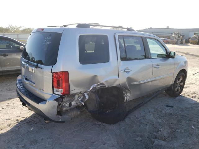 5FNYF4H59EB005828 - 2014 HONDA PILOT EXL SILVER photo 3