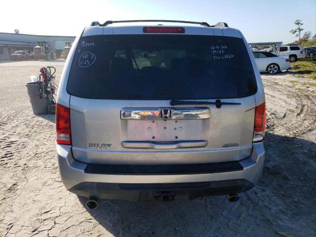 5FNYF4H59EB005828 - 2014 HONDA PILOT EXL SILVER photo 6