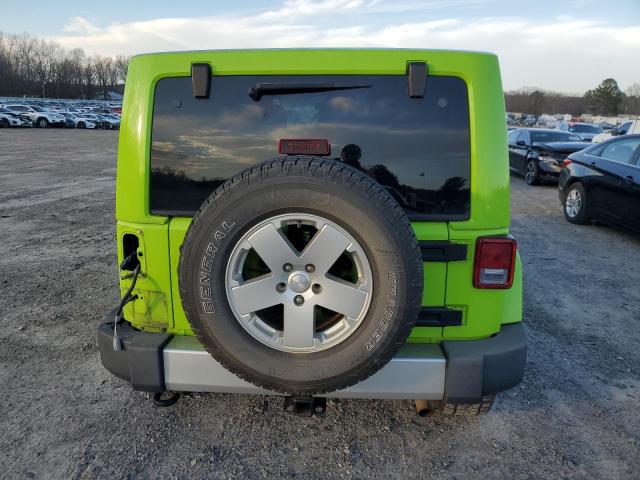 1C4BJWEG3CL232982 - 2012 JEEP WRANGLER U SAHARA GREEN photo 6