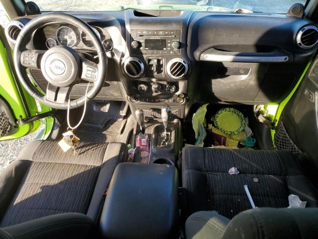 1C4BJWEG3CL232982 - 2012 JEEP WRANGLER U SAHARA GREEN photo 8