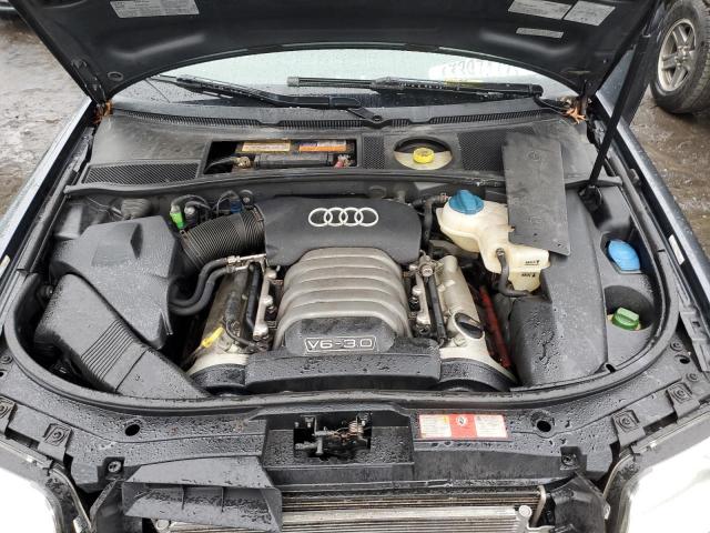 WAULT64B64N015207 - 2004 AUDI A6 3.0 QUATTRO GRAY photo 11