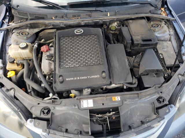 JM1BK34L981875513 - 2008 MAZDA SPEED 3 BLUE photo 11