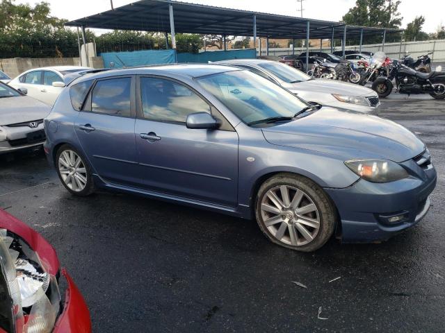 JM1BK34L981875513 - 2008 MAZDA SPEED 3 BLUE photo 4