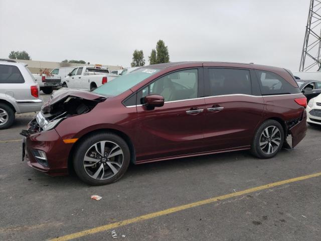 5FNRL6H97JB035769 - 2018 HONDA ODYSSEY ELITE BURGUNDY photo 1