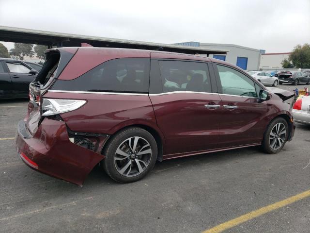 5FNRL6H97JB035769 - 2018 HONDA ODYSSEY ELITE BURGUNDY photo 3