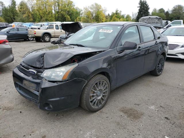 1FAHP3GN4AW270953 - 2010 FORD FOCUS SES BLACK photo 1
