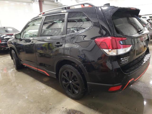 JF2SKAKC3KH527746 - 2019 SUBARU FORESTER SPORT BLACK photo 2