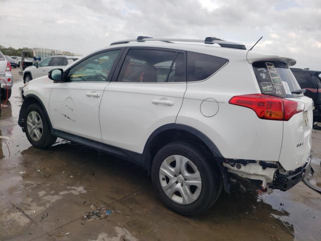 2T3ZFREV2EW074358 - 2014 TOYOTA RAV4 LE WHITE photo 2