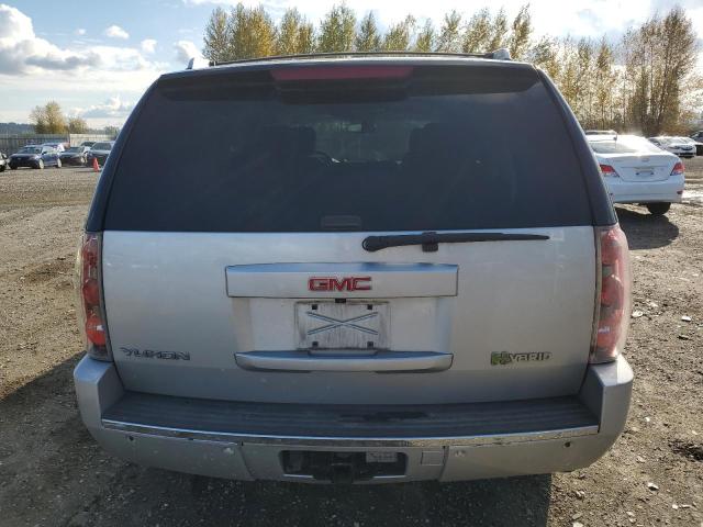 1GKS2GEJ1BR305135 - 2011 GMC YUKON DENALI HYBRID SILVER photo 6