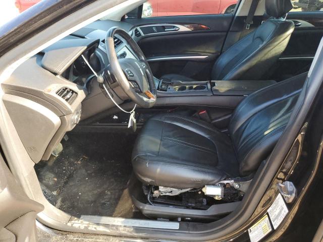 3LN6L2GK9ER823341 - 2014 LINCOLN MKZ BLACK photo 7