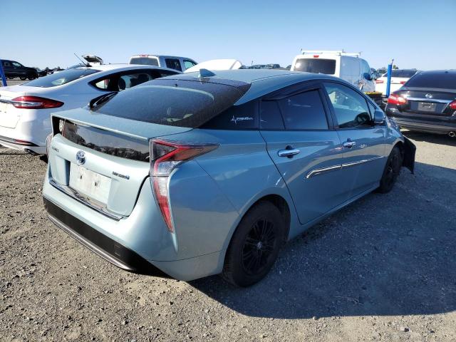 JTDKARFU1G3520611 - 2016 TOYOTA PRIUS TEAL photo 3