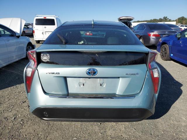 JTDKARFU1G3520611 - 2016 TOYOTA PRIUS TEAL photo 6