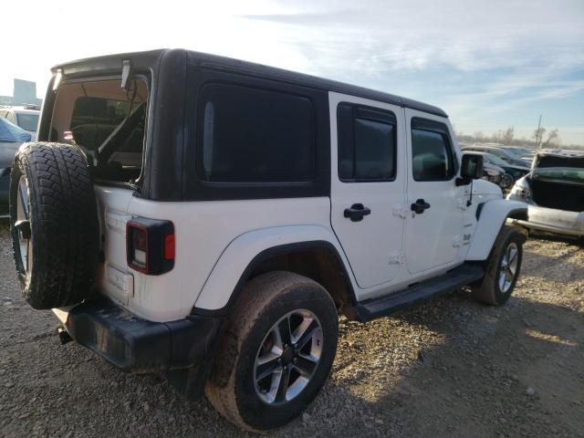 1C4HJXEN8KW618972 - 2019 JEEP WRANGLER U SAHARA WHITE photo 3