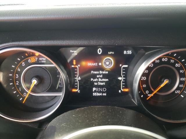 1C4HJXEN8KW618972 - 2019 JEEP WRANGLER U SAHARA WHITE photo 9