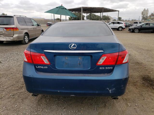 JTHBJ46G372145578 - 2007 LEXUS ES 350 BLUE photo 6