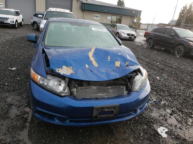 2HGFB2F80CH502473 - 2012 HONDA CIVIC EX BLUE photo 5