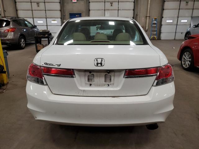 1HGCP2F35CA180839 - 2012 HONDA ACCORD LX WHITE photo 6