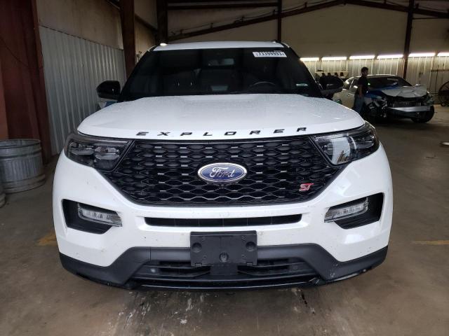 1FM5K8GC2LGB41285 - 2020 FORD EXPLORER ST WHITE photo 5