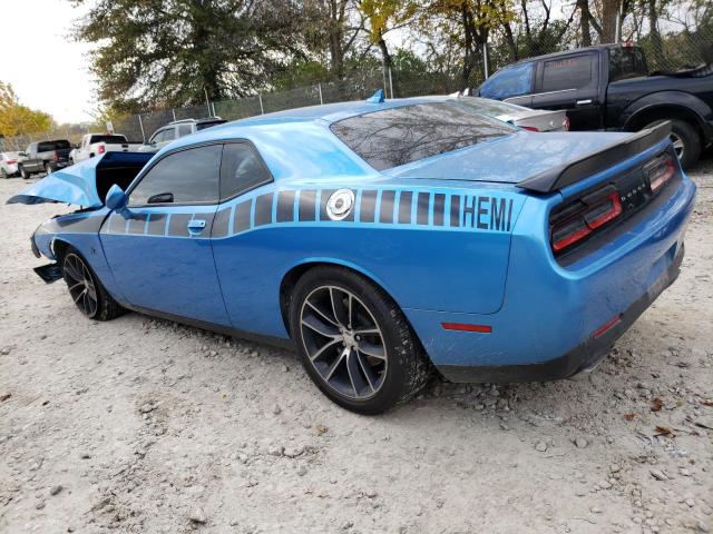 2C3CDZFJ3GH148627 - 2016 DODGE CHALLENGER R/T SCAT PACK BLUE photo 2