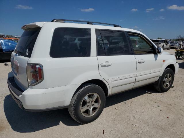 5FNYF28447B005461 - 2007 HONDA PILOT EX WHITE photo 3