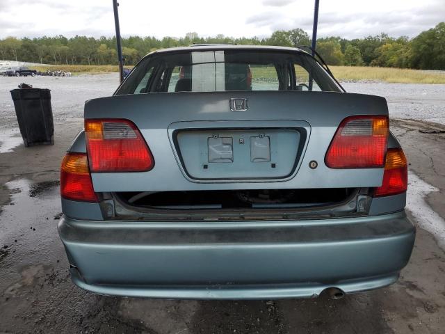 2HGEJ6612YH568426 - 2000 HONDA CIVIC BASE BLUE photo 6