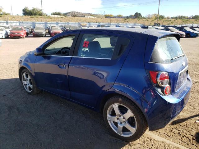 1G1JE6SG6D4169286 - 2013 CHEVROLET SONIC LTZ BLUE photo 2