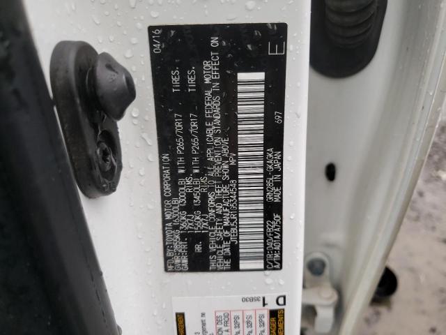 JTEBU5JR1G5344548 - 2016 TOYOTA 4RUNNER SR5/SR5 PREMIUM 白色 照片 13