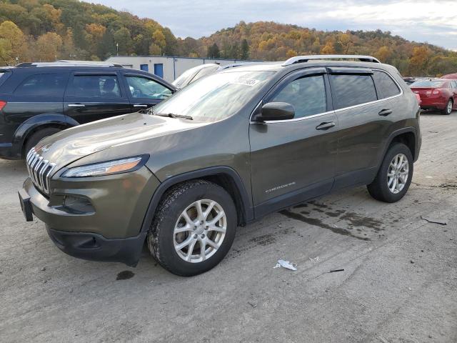 1C4PJMCS6FW605372 - 2015 JEEP CHEROKEE LATITUDE GREEN photo 1