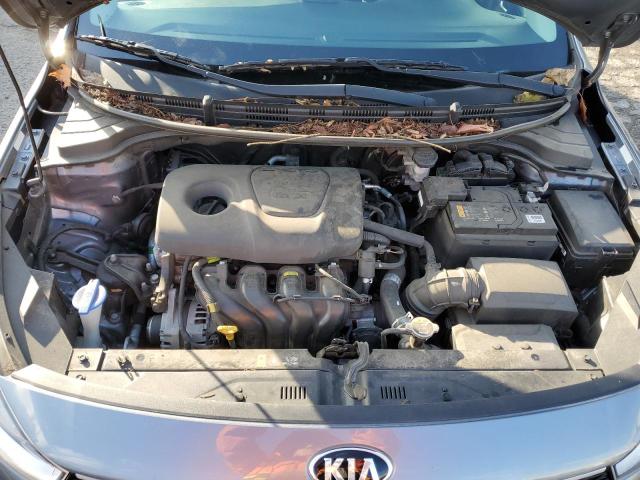 3KPA24AB3KE158378 - 2019 KIA RIO S GRAY photo 11