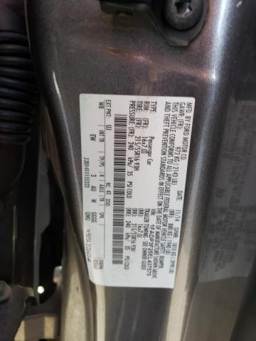 1FADP3F25EL437575 - 2014 FORD FOCUS SE GRAY photo 12