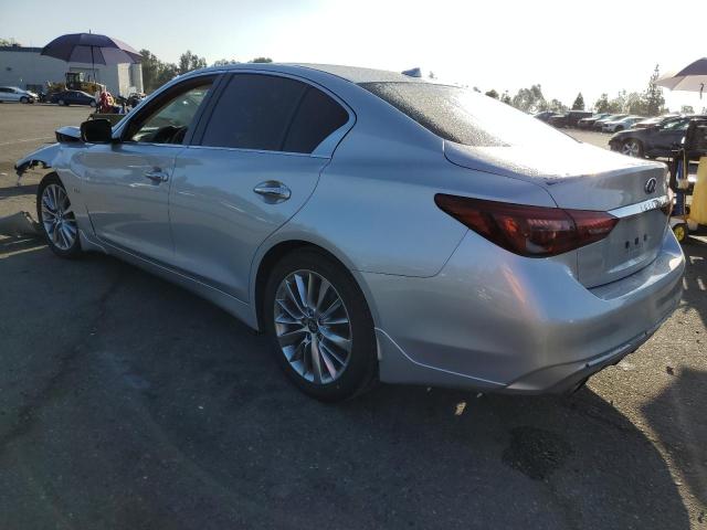 JN1EV7AP9KM510406 - 2019 INFINITI Q50 LUXE SILVER photo 2