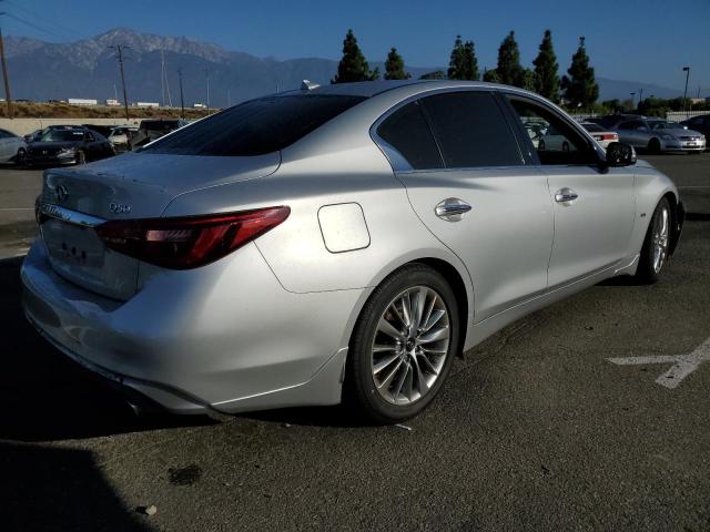 JN1EV7AP9KM510406 - 2019 INFINITI Q50 LUXE SILVER photo 3