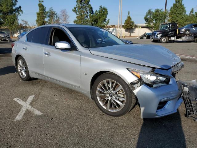 JN1EV7AP9KM510406 - 2019 INFINITI Q50 LUXE SILVER photo 4