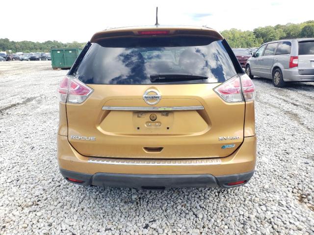 5N1AT2MVXEC829186 - 2014 NISSAN ROGUE S GOLD photo 6