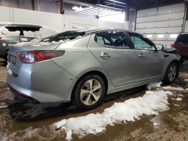 KNAGM4AD3E5069462 - 2014 KIA OPTIMA HYBRID SILVER photo 3