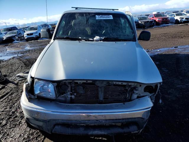 5TEWN72N04Z309275 - 2004 TOYOTA TACOMA XTRACAB SILVER photo 5