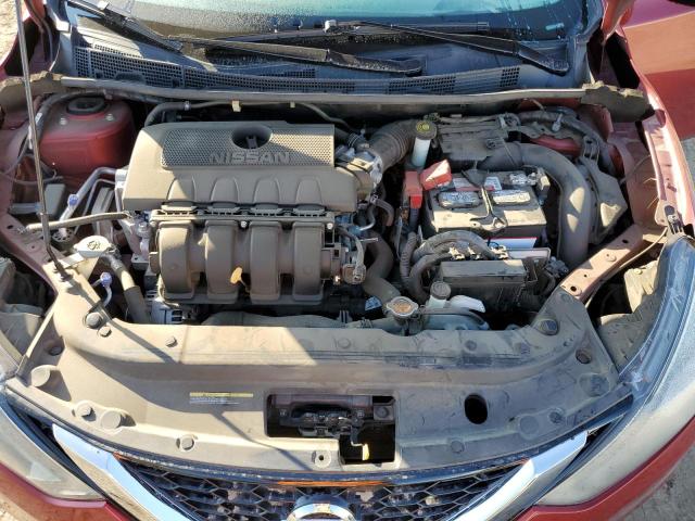 3N1AB7AP2KY346615 - 2019 NISSAN SENTRA S BURGUNDY photo 11