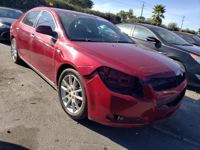 1G1ZK57748F152303 - 2008 CHEVROLET MALIBU LTZ RED photo 4