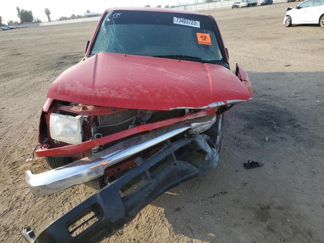 1N6DD26S8WC303607 - 1998 NISSAN FRONTIER KING CAB XE RED photo 5