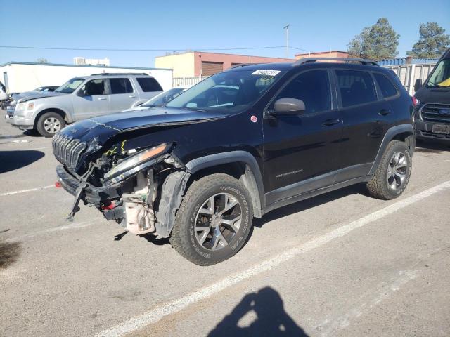 1C4PJMBS6EW257007 - 2014 JEEP CHEROKEE TRAILHAWK BLACK photo 1