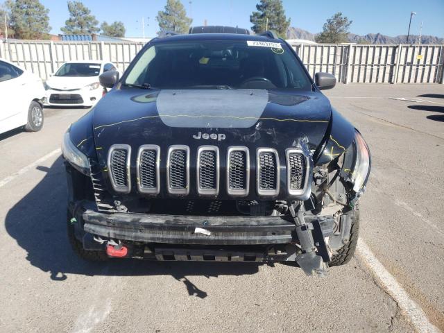 1C4PJMBS6EW257007 - 2014 JEEP CHEROKEE TRAILHAWK BLACK photo 5