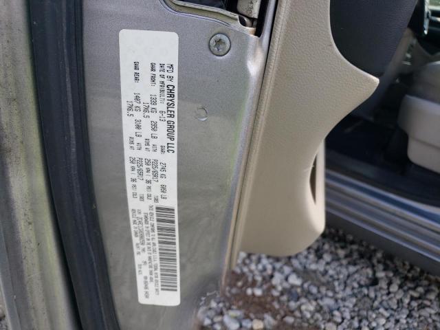 2C4RC1CG0DR802590 - 2013 CHRYSLER TOWN & COU TOURING L SILVER photo 13