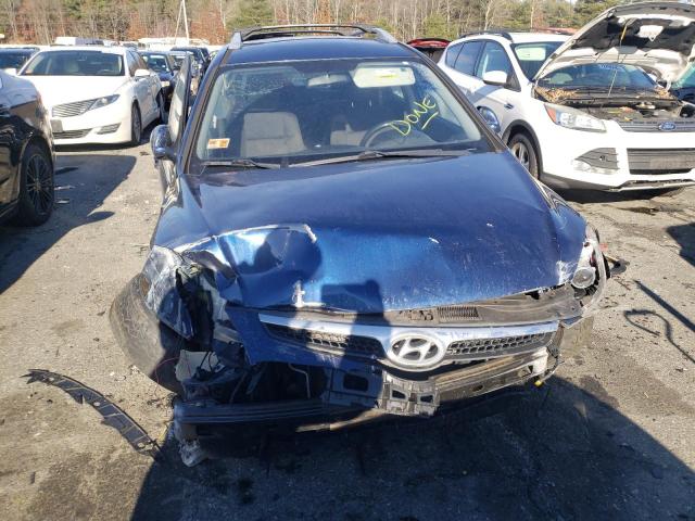 KMHDC8AE3CU134284 - 2012 HYUNDAI ELANTRA TO GLS BLUE photo 5