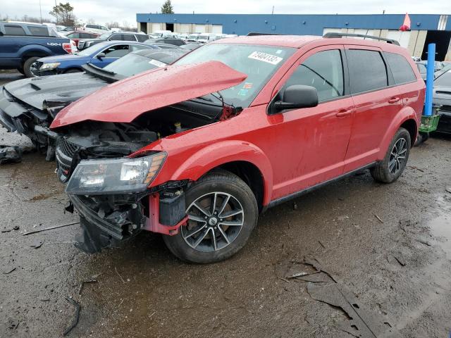 3C4PDCAB0JT444357 - 2018 DODGE JOURNEY SE RED photo 1