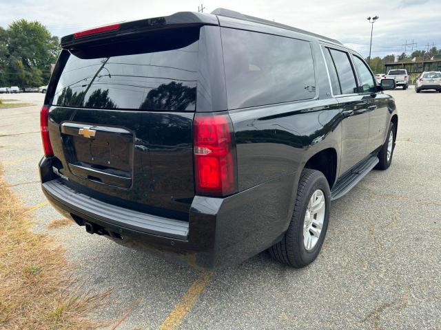 1GNSKHKC3HR163975 - 2017 CHEVROLET SUBURBAN K1500 LT BLACK photo 4