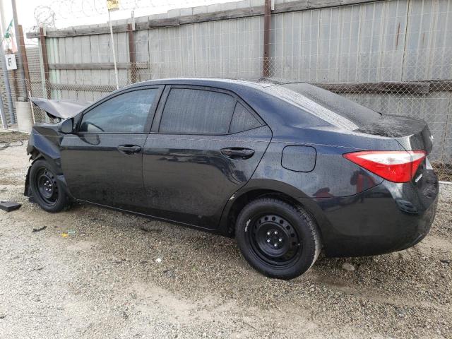 5YFBURHE8EP097799 - 2014 TOYOTA COROLLA L BLACK photo 2