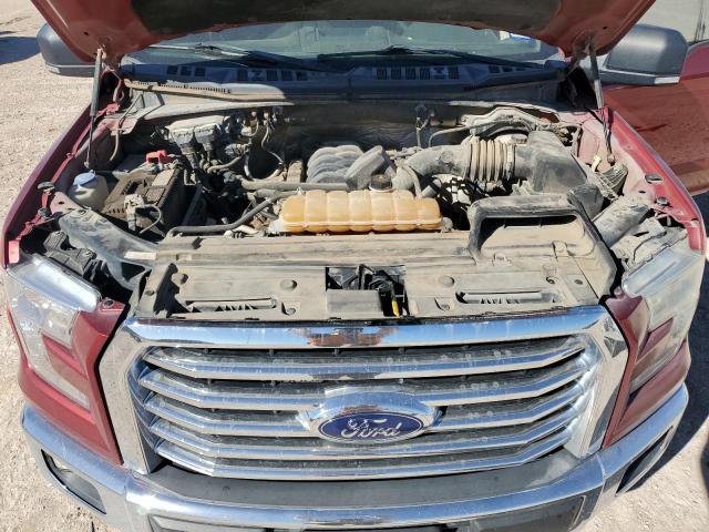 1FTEW1EF7FKD78613 - 2015 FORD F150 SUPERCREW MAROON photo 11